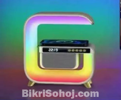 G3 Mini LED Wireless Charging Speaker with Alarm Clock